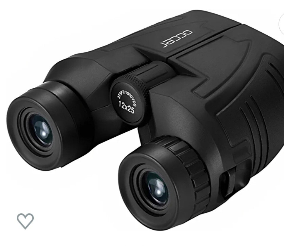 Occer - 12x25 Compact Binoculars with Clear Low Light Vision Large Eyepiece