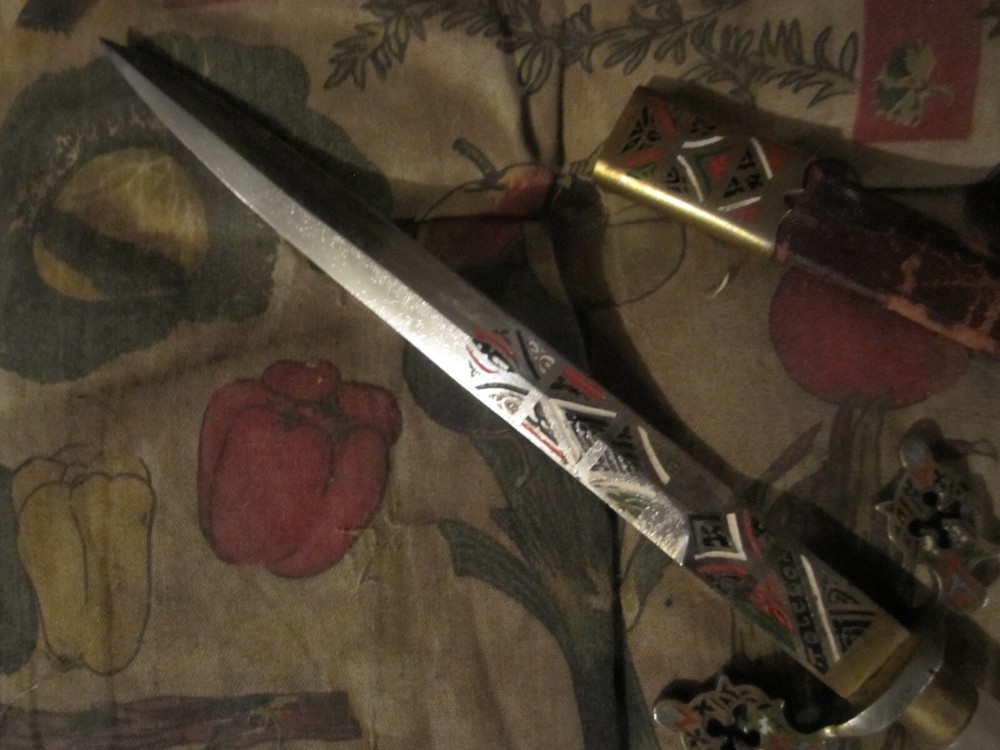 TOLEDO SPANISH MAIN TEMPLAR DAGGER LETTER OPENER