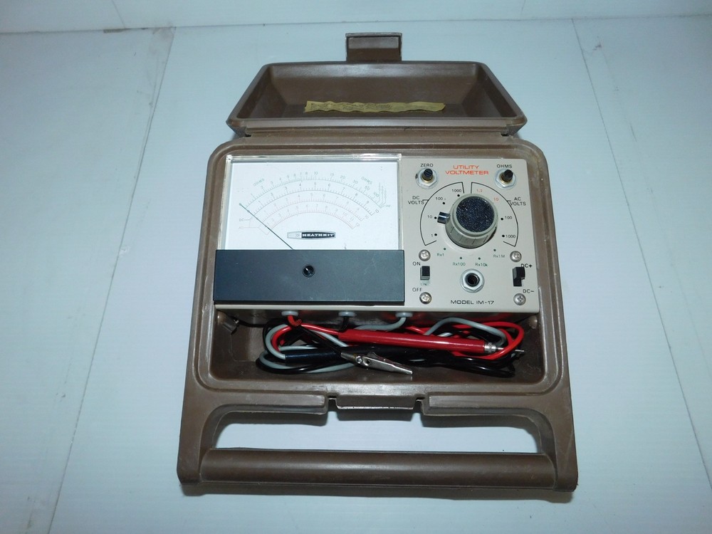 HEATHKIT UTILITY SOLID STATE VOLTMETER MODEL IM-17 (GSW90)