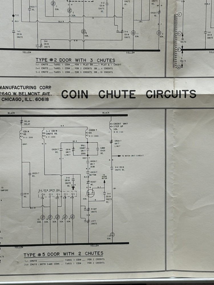 ORIGINAL-BALLY-TWIN WIN-SCHEMATICS