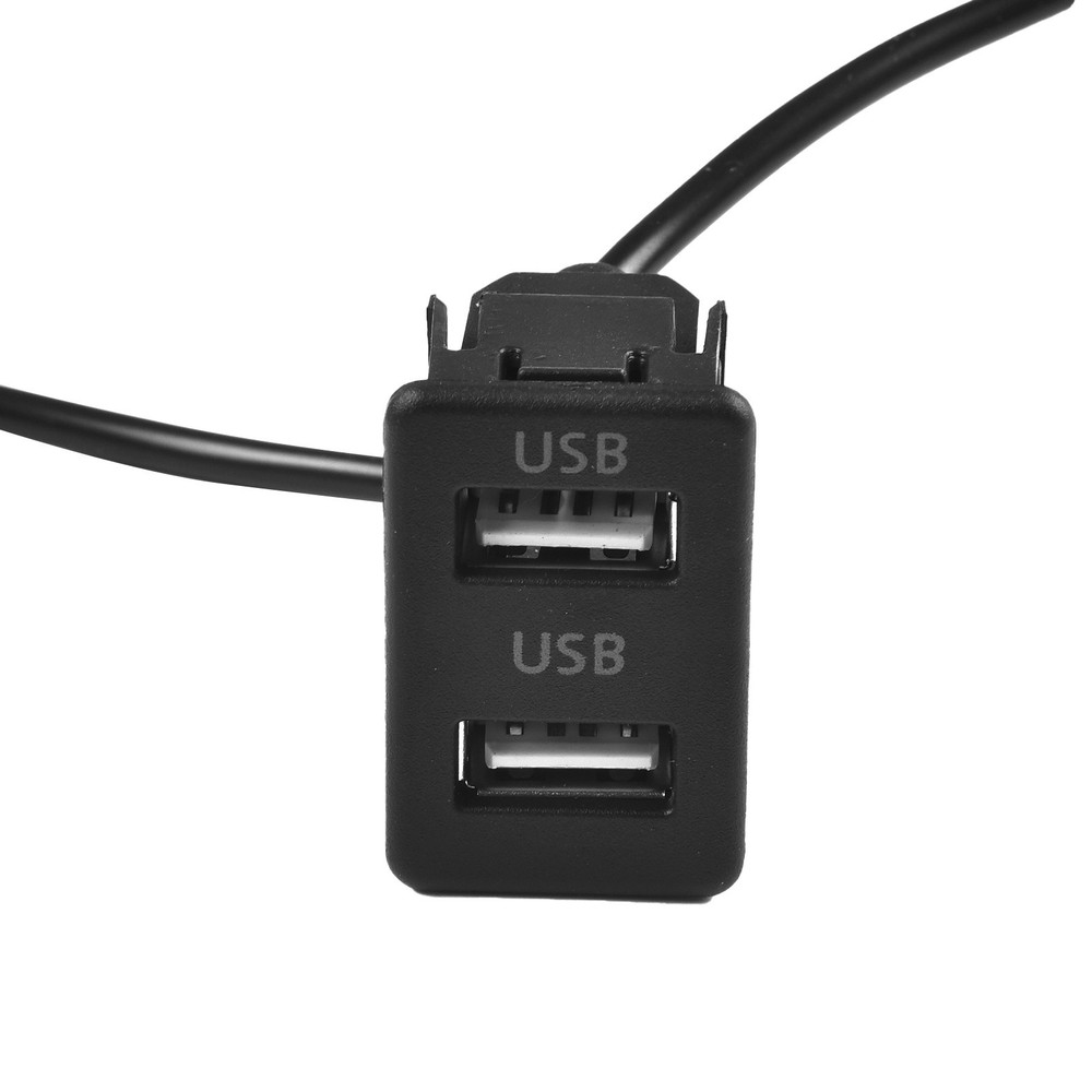 Reliable Performance Car Dual USB Port Panel Interface Extension Cable