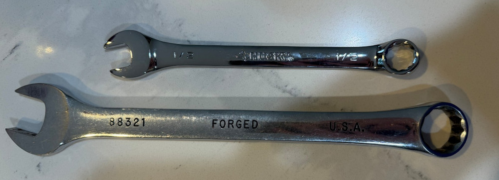 Husky & Forged Wrenches 2pc