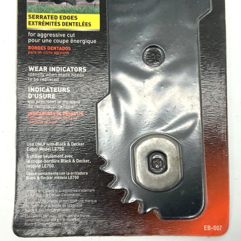 BLACK & DECKER Edge Hog EB-007 Heavy-Duty Edger Replacement Blade NEW