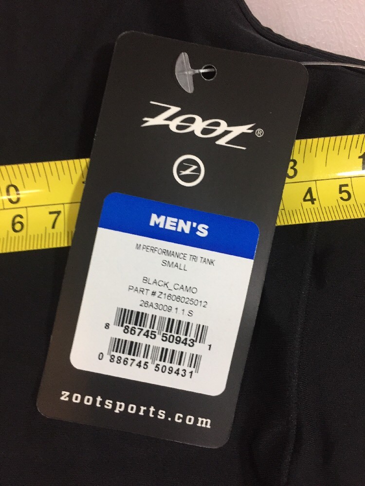 Zoot Mens Performance Tri Top Small S (6092)