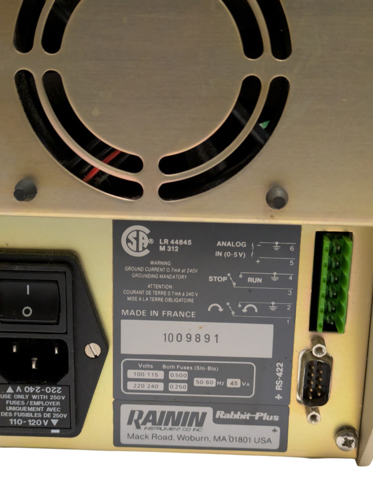 RAININ RABBIT PLUS PERISTALTIC PUMP