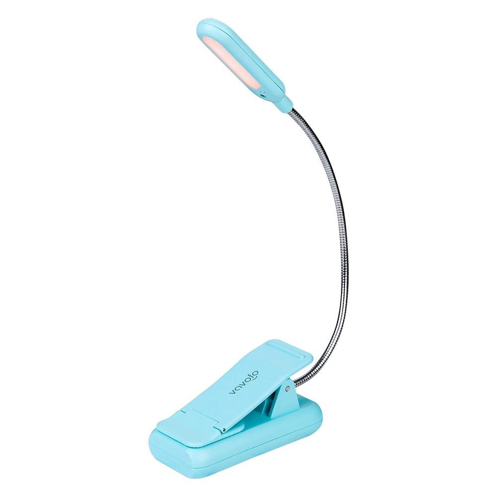 Rechargeable Book Light Blue Light Blocking Amber 1600k Clip On Reading Light Ey