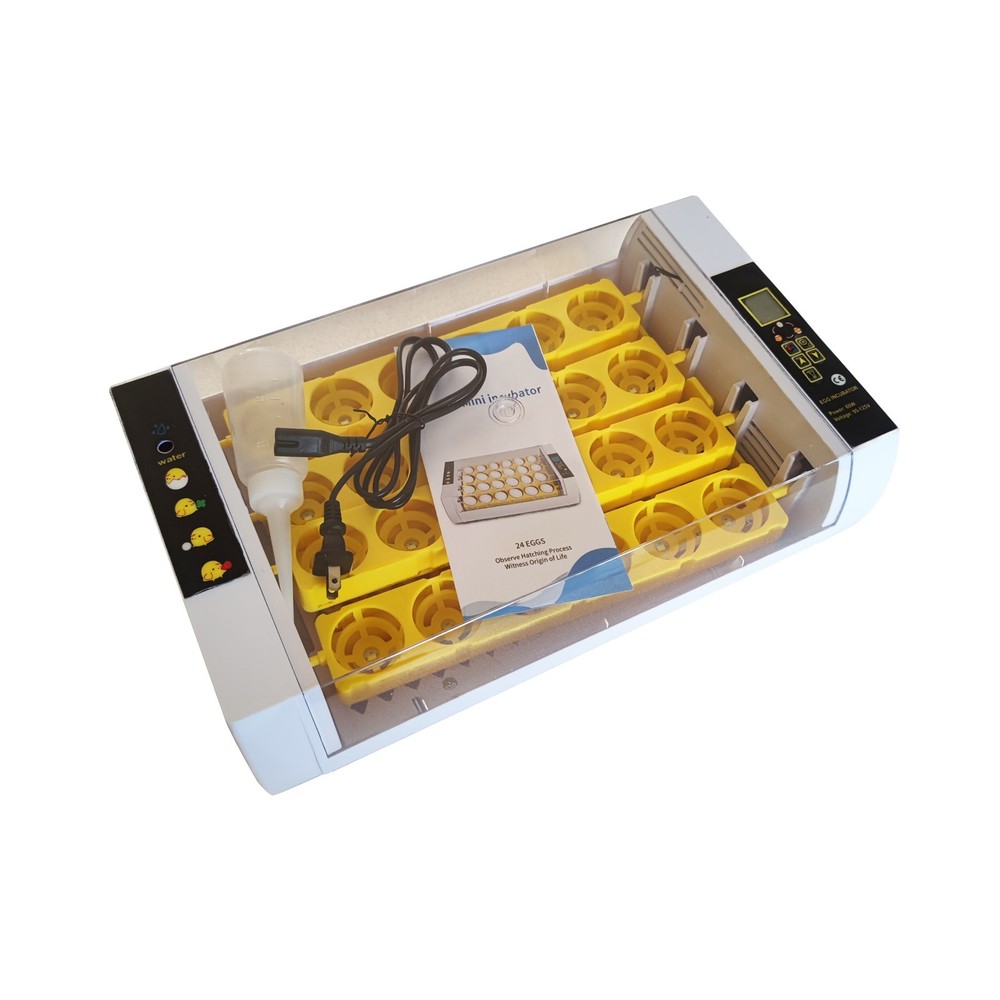 110V 24 Eggs Automatic Egg Incubator with Automatic Egg Turning