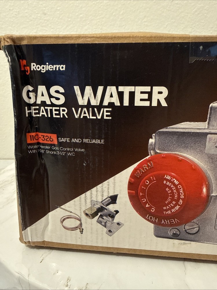 Gas Water Heater Valve 110-326 Natural Gas Thermostat Control Replacement