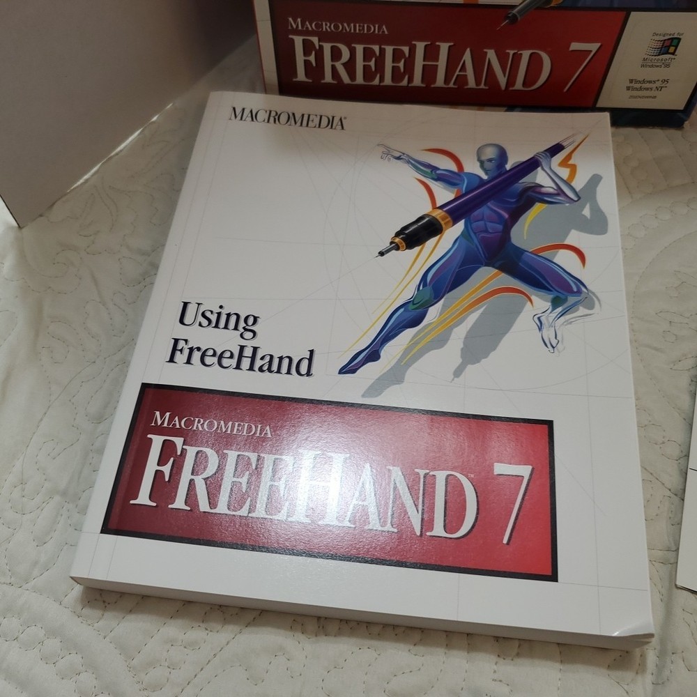 Macromedia Freehand 7 Microsoft Windows 95 Windows NY Complete