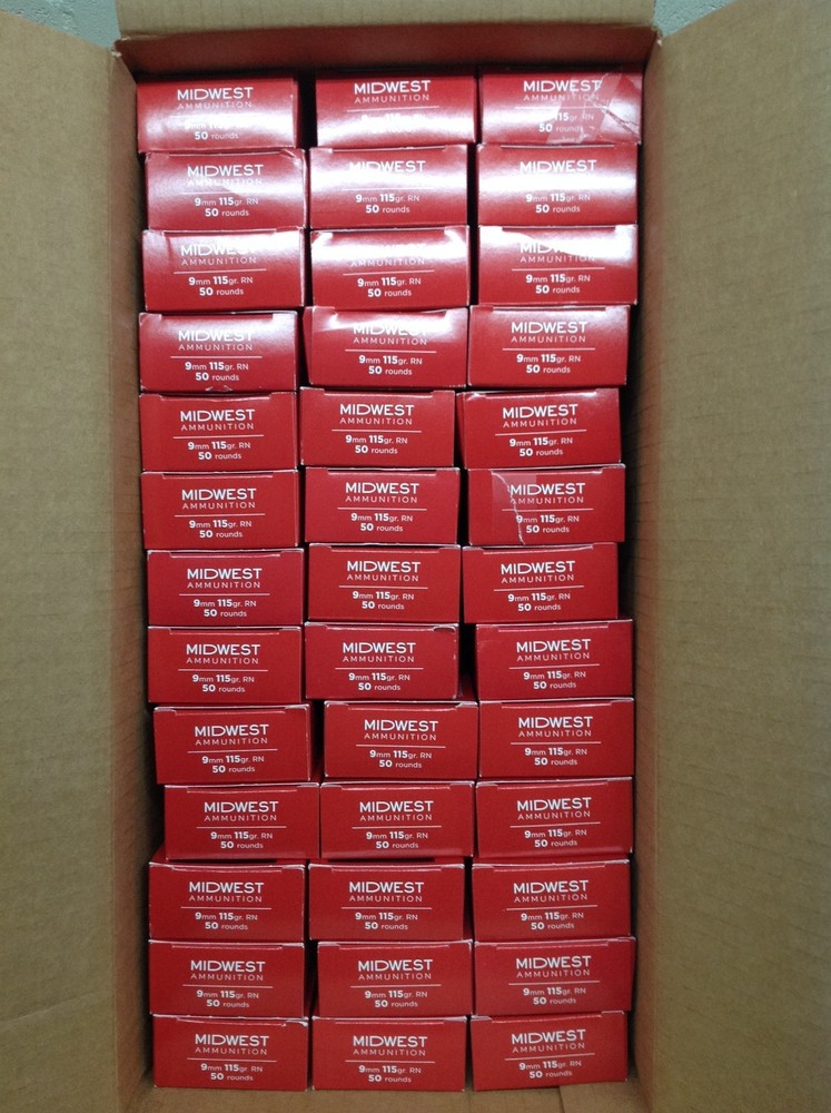 9mm used empty midwest ammo boxes with trays