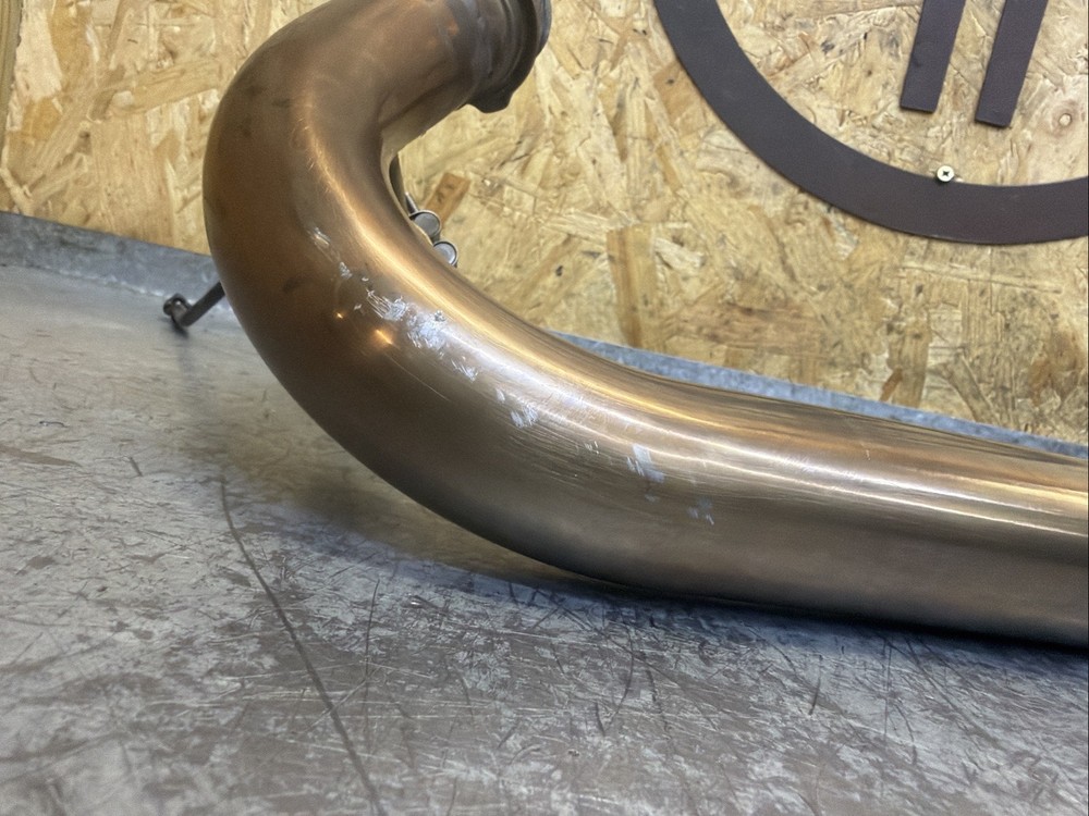 Triumph Thruxton 1200 R 2017 Left Header Pipe Down Pipe OE 7200 Miles Genuine