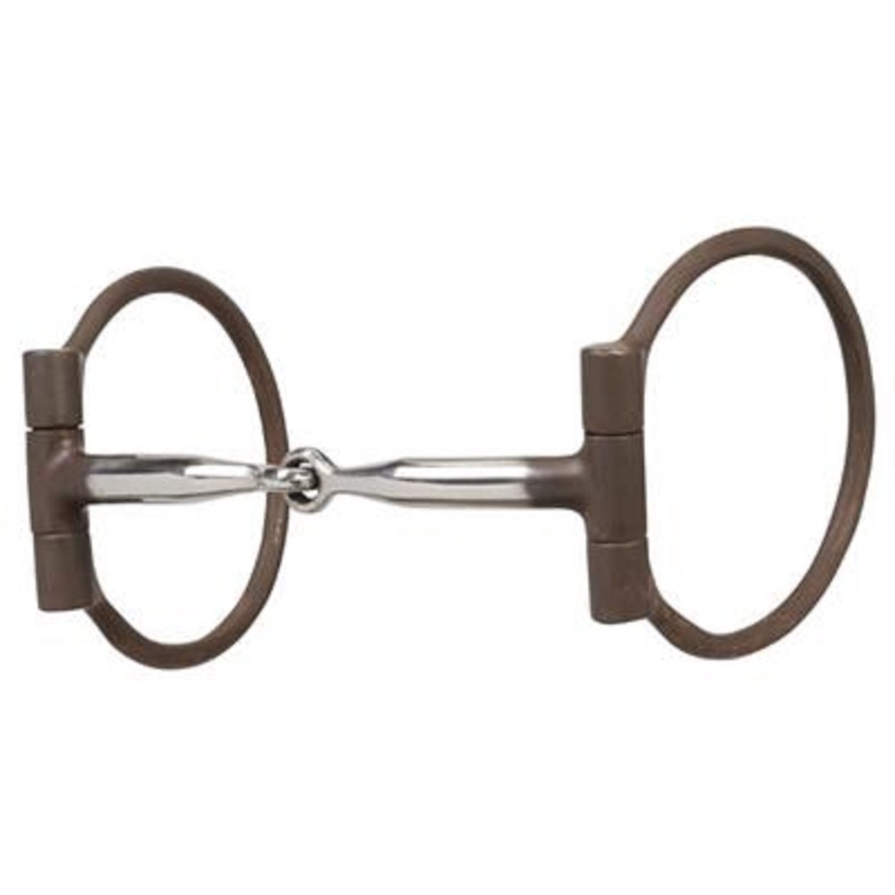 WEAVER ALL PURPOSE OFFSET D-RING SWEET IRON SNAFFLE BIT 25-1905