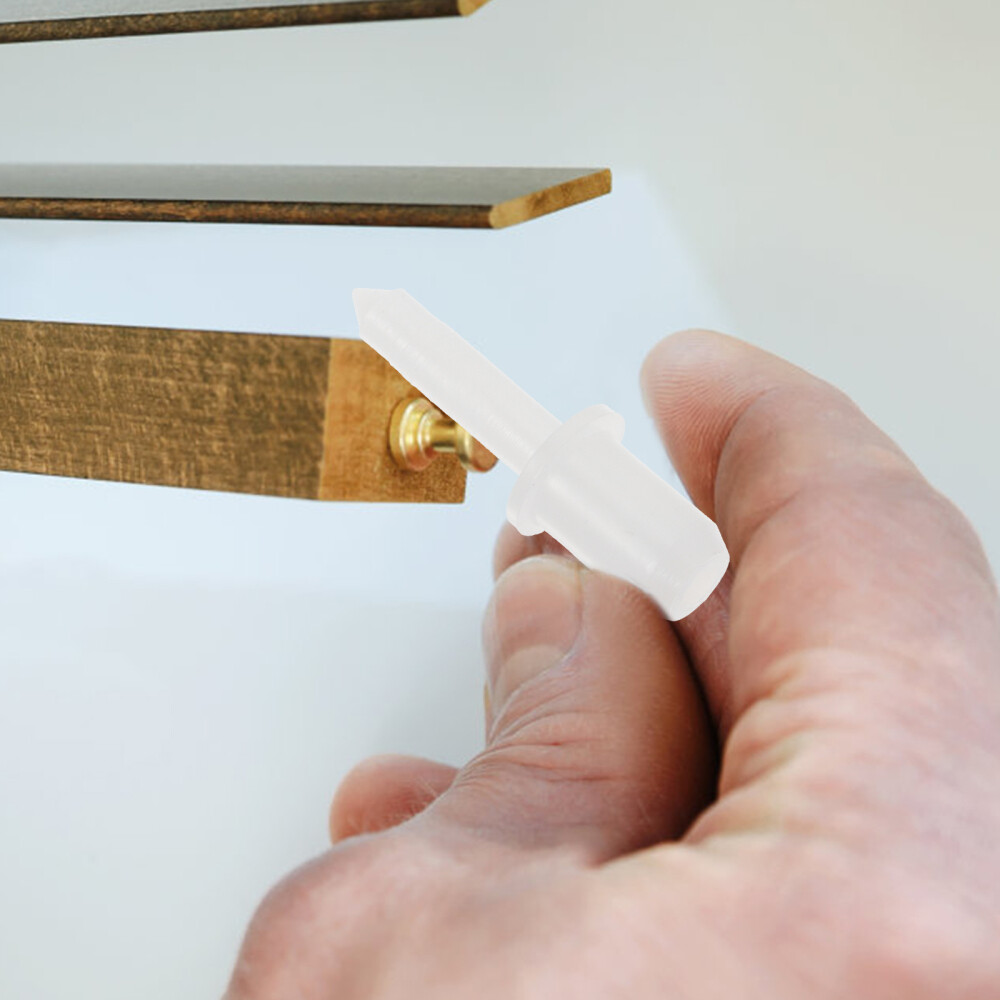 60pcs Multifunctional Practical Useful Sturdy Plastic Telescopic Shutter Pin