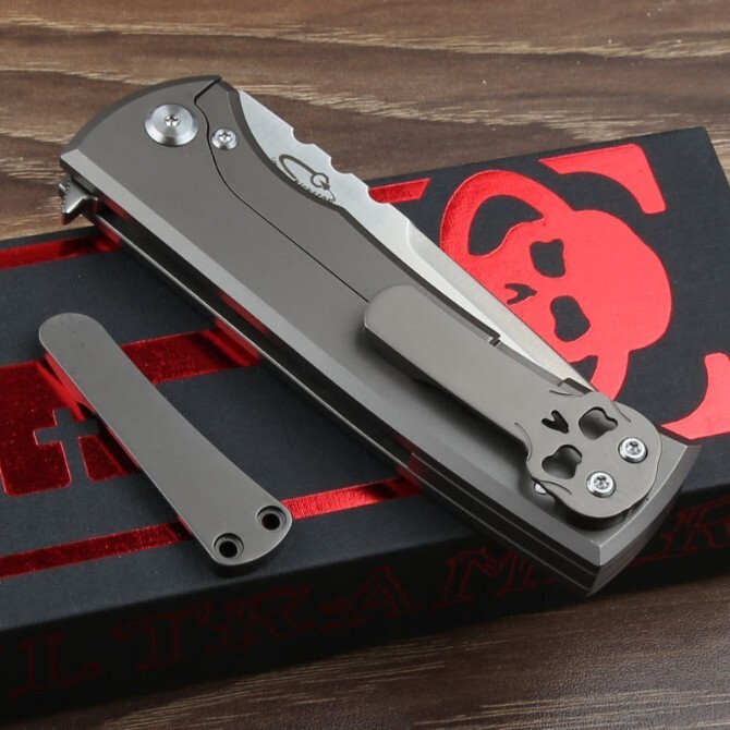 8'' New FoldingTools M390 Blade TC4 T4C Handle Camping Tools VTF107