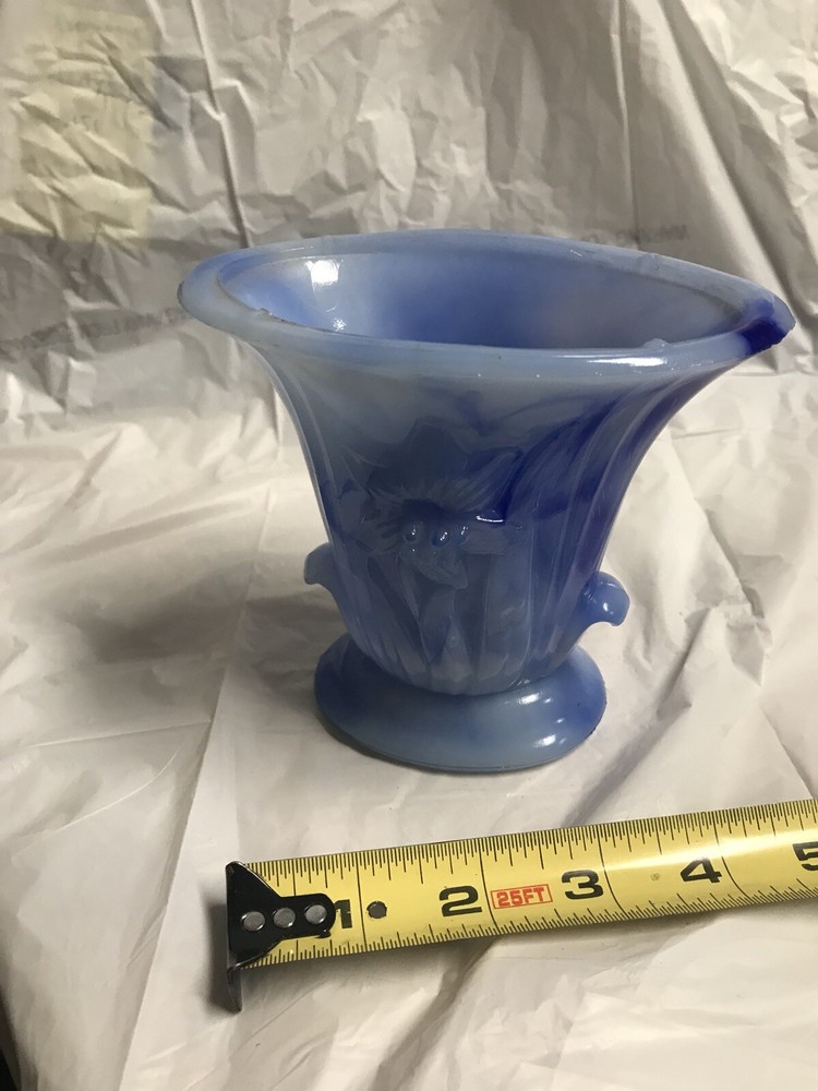 Vintage Akro Aggregate Vase