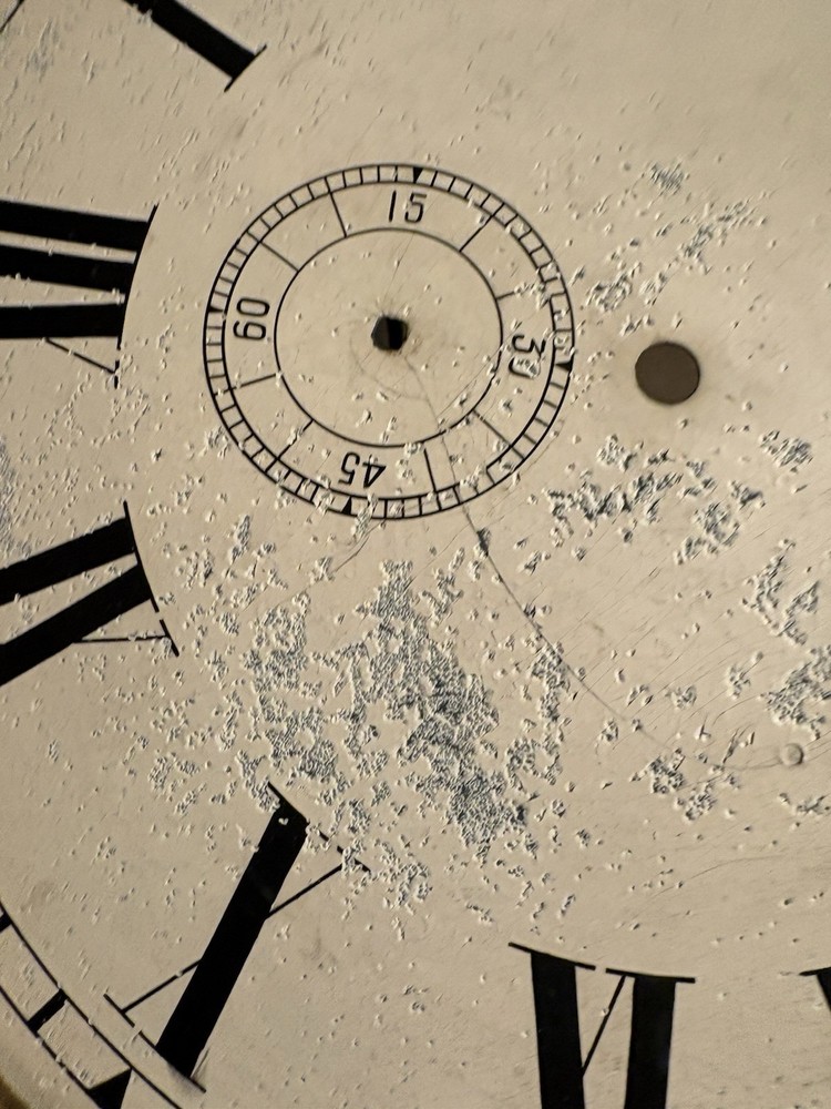 Antique Welch Verdi Clock Dial.