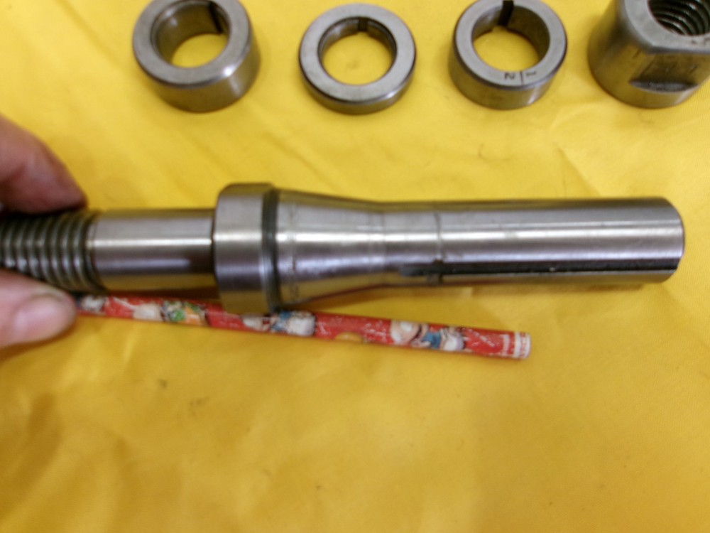 R8 SHANK x 7/8" STUB MILL ARBOR vertical horizontal milling machine tool BISON
