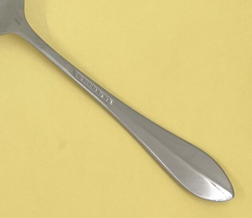 GORHAM MEREDITH GLOSSY STAINLESS FLATWARE PLAIN HANDLE WITH RIDGE ON BACK CHOICE