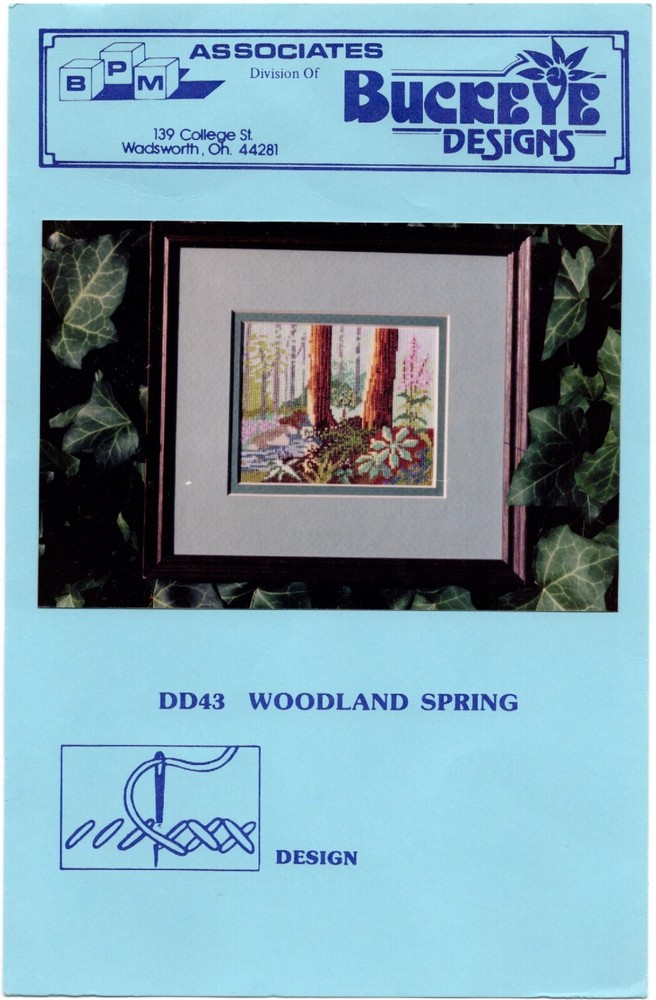 WOODLAND SPRING  Cross Stitch Design