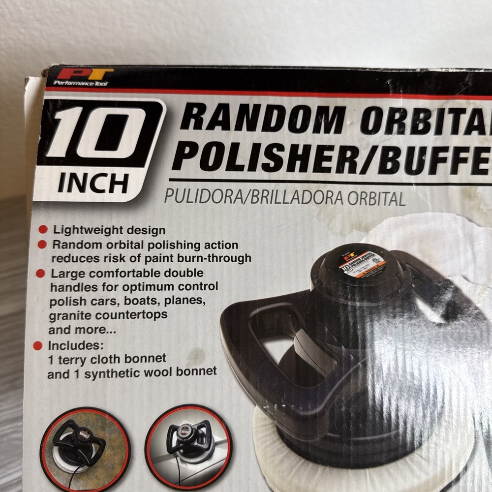 Wilmar Performance Tool W50054 10" Automobile Random Orbital Polisher Buffer
