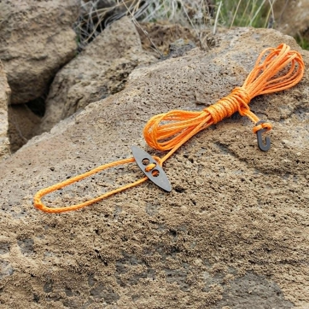 Backpack hanger , Titanium and soft link versions