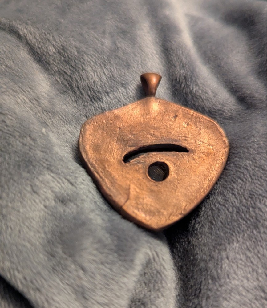 Powerful Copper Shield Pendant