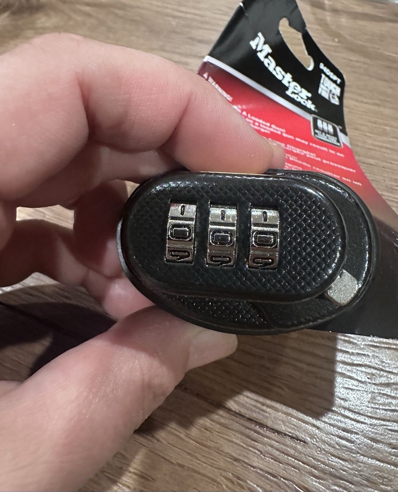 Master Lock Trigger Gun Lock Combination Black 94DSPT NEW