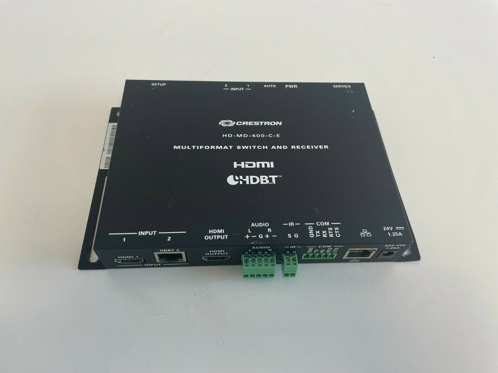 Shelf5:  Crestron HD-MD-400-C-E Multiformat Switch and Receiver
