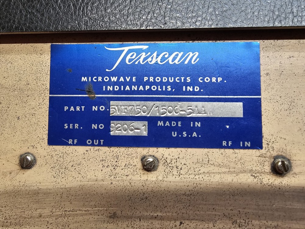 Texscan Microwave 5VF750/1500-5AA