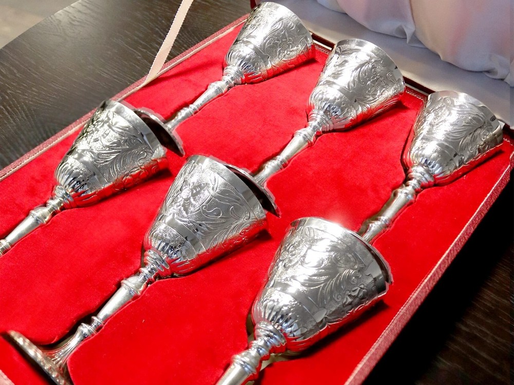 Vintage Sterling Silver Goblets (1969)