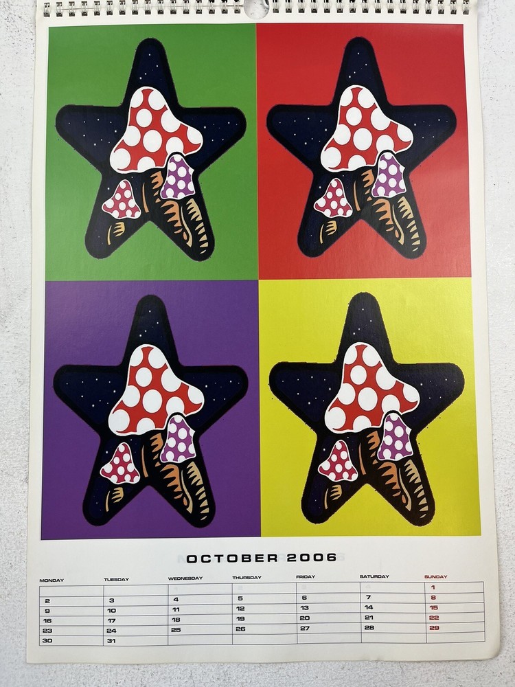 Magic Mushroom 2006 Popkorn Calendar