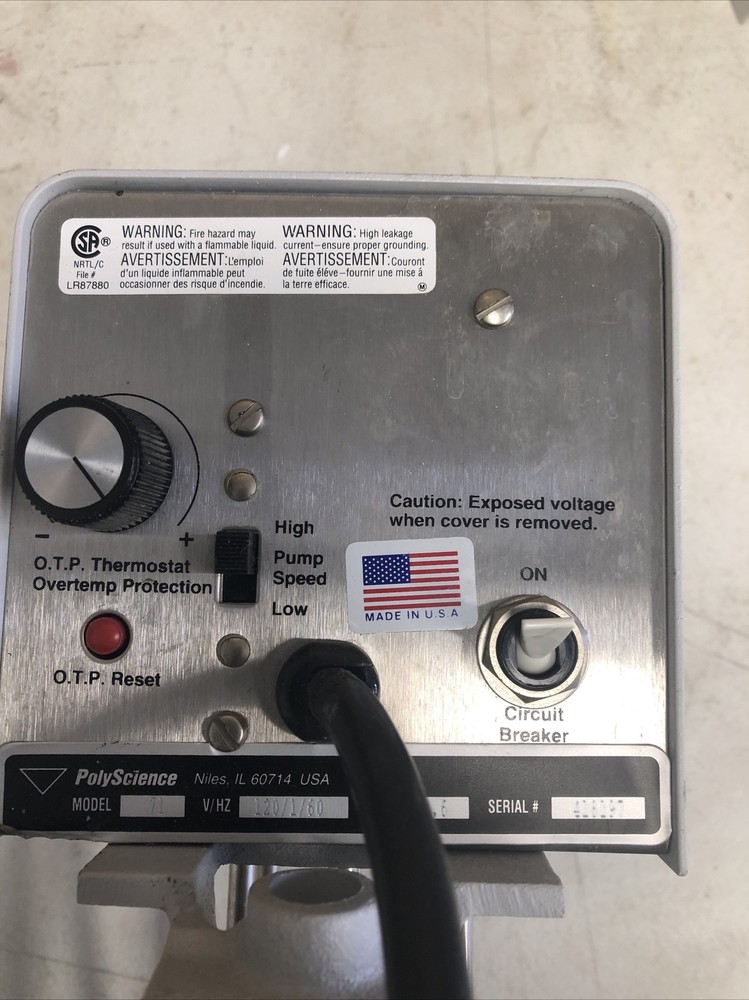 Polyscience Model 71 Analog Immersion Recirculating Water Bath Heater Pump
