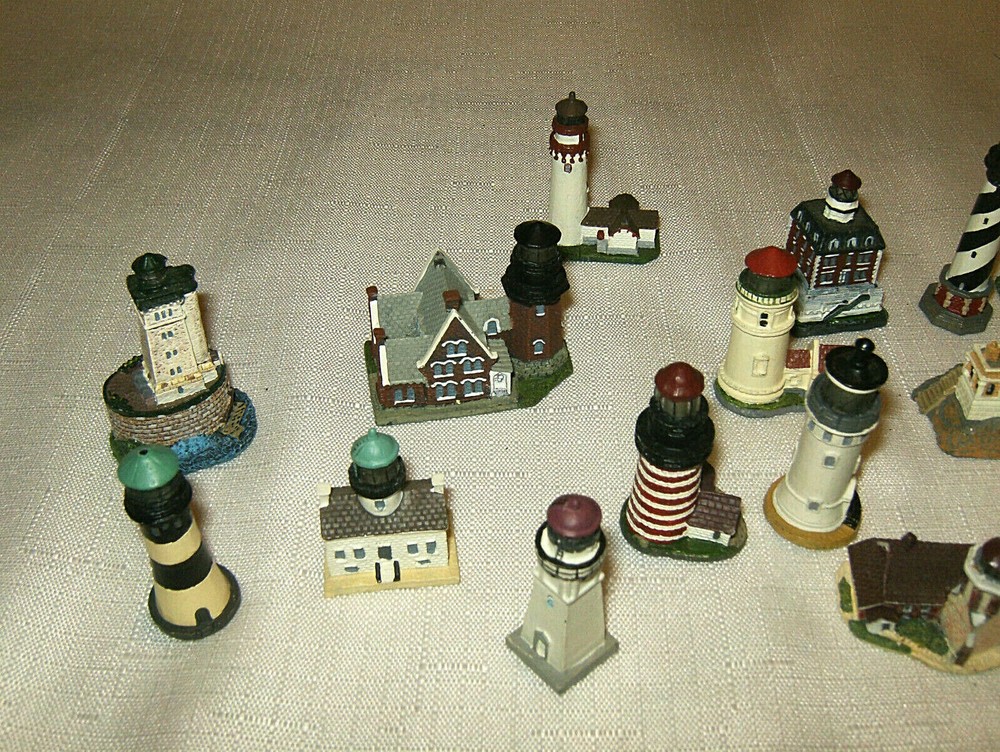 19 Different Lighthouse Christmas Light Covers-Ceramic,Detailed, Painted