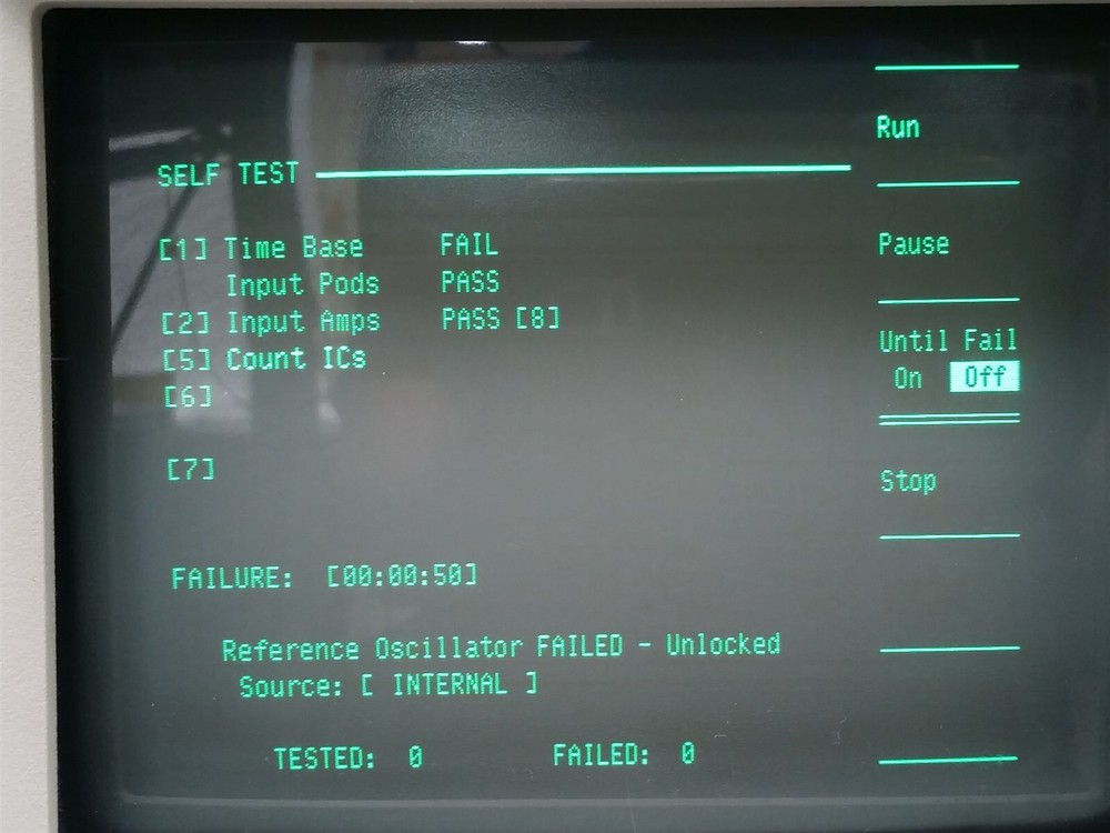 HP KEYSIGHT AGILENT 5371A 5371 FREQUENCY AND TIME INTERNAL ANALYZER 2*54002A