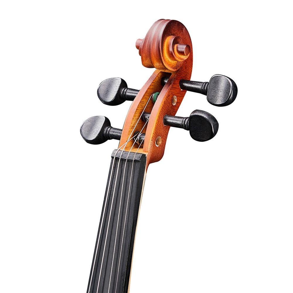 3/4 acoustic violin set (includes case, rosin, tuner, strings, and tone marks)
