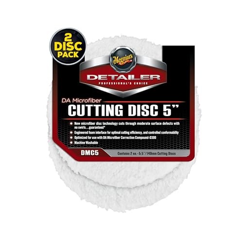 DA 5’’ Microfiber Cutting Disc, Microfiber Pads 5" Cutting Disc - 2 Pack