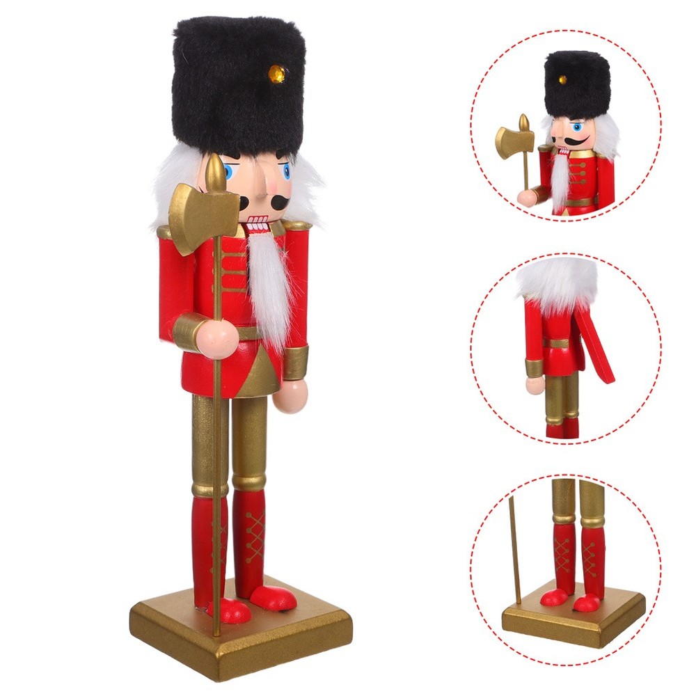 Nut Cracker Christmas Decor Soldier Ornament Mini Nutcracker Model