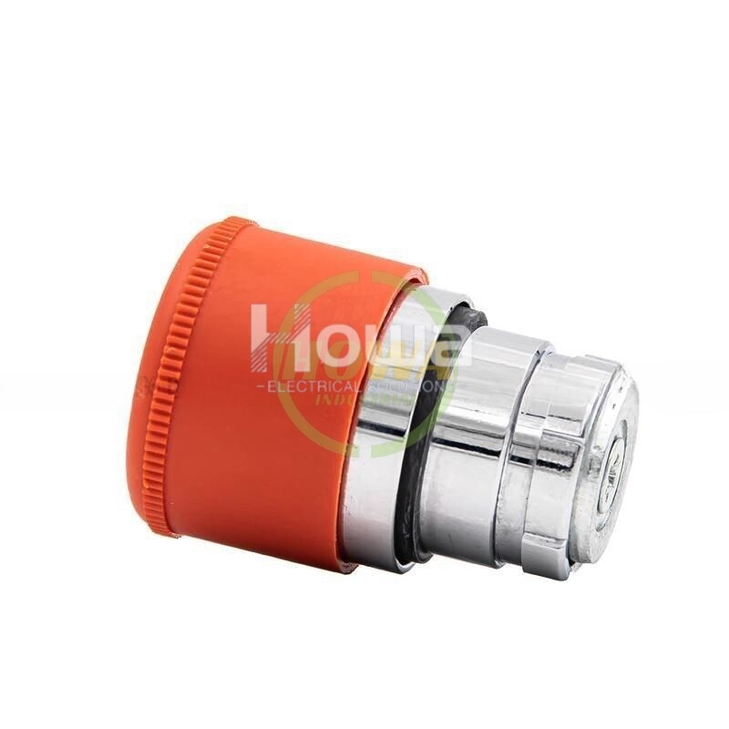 2PC New Red Self-locking Emergency Stop Button Head ZB2BS44C ZB2-BS44C