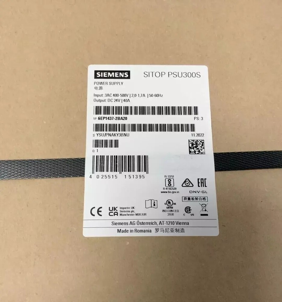 Siemens 6EP1437-2BA20 Power Supply