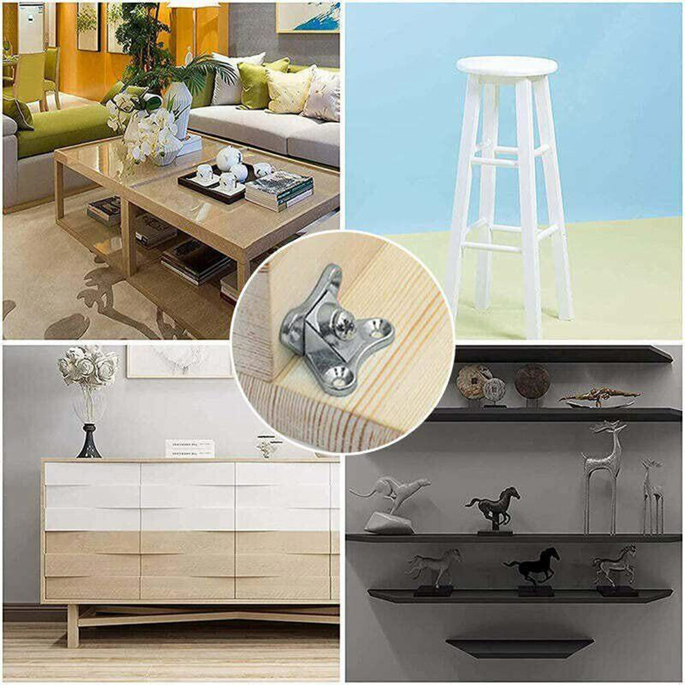 Butterfly Corner Brace L Shape Bracket Removable Corner Code Support Connector