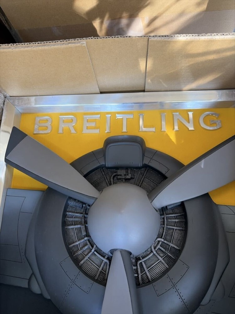 Breitling non-sale item, decorative object.