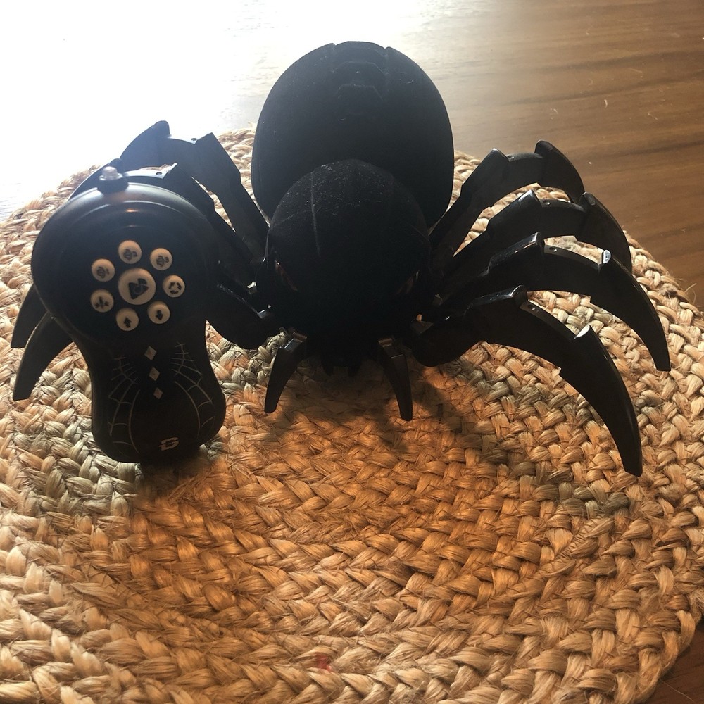 Simulation RC Spray Remote Control Spider Robot Toy Realistic Works DEERC