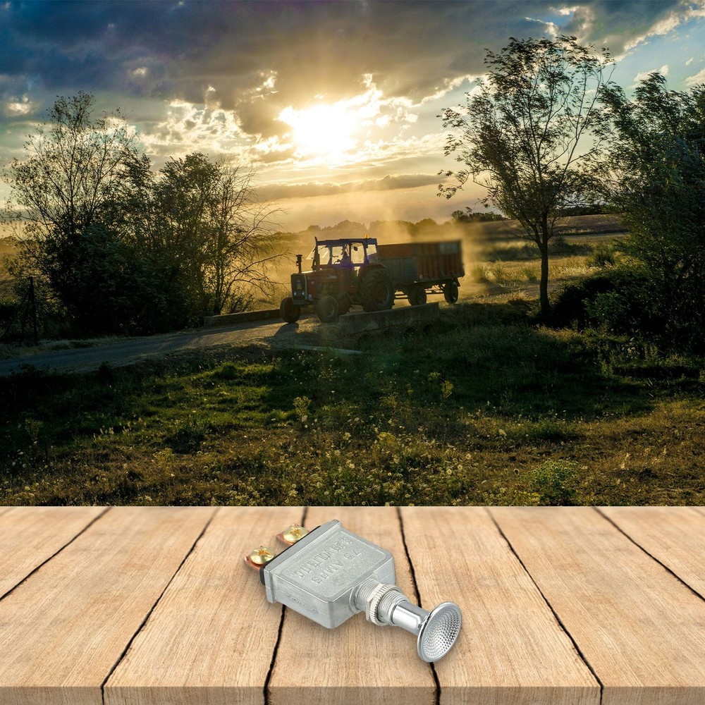 Push Pull Switch for Vehicles Rated at 75 Amps with Easy Installation Features