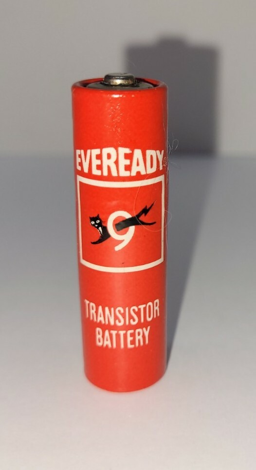 Eveready Red AA Black Cat Battery (non-functional)