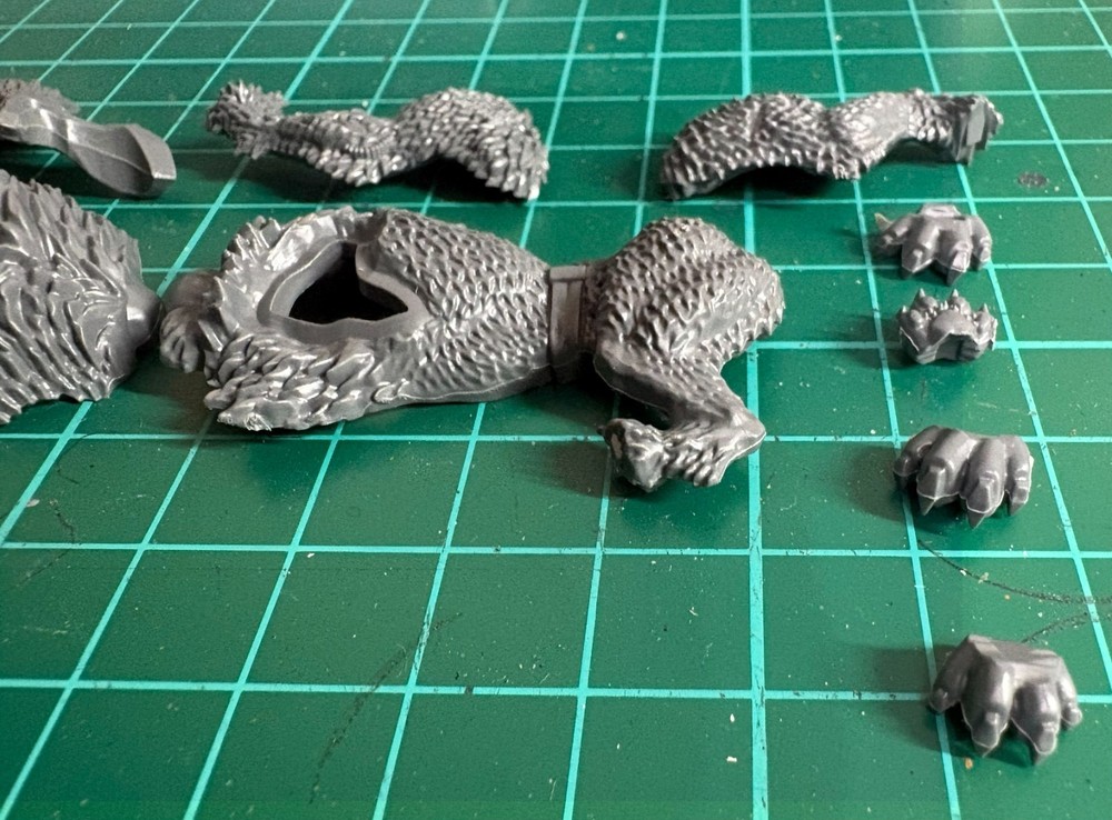 Space Wolves Thunderwolf Cavalry Wolf A | Torso Body Bits Warhammer 40K Kitbash