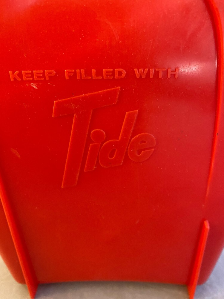Vintage TIDE Laundry Detergent Collectable Red Container