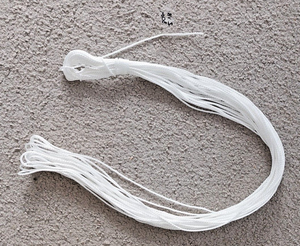 9.8m x 2mm White Polyester VB Cord Venetian Blind Rope String