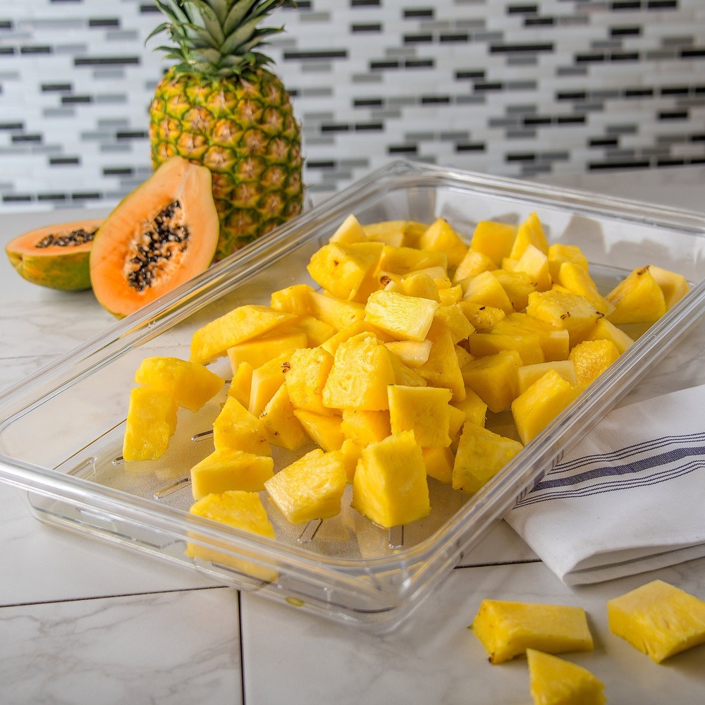 1021507 StorPlus Full Size Polycarbonate Drain Shelf, Clear