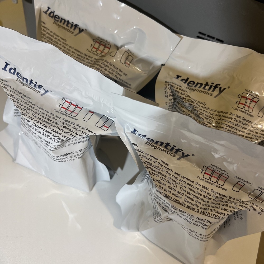 4 pack Identify Diagnostics Drug Test 12 Panel Drug Screen Test Cup