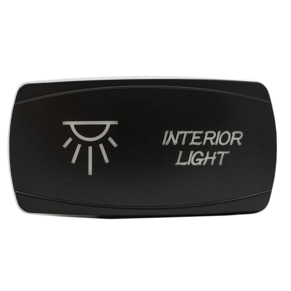 ORANGE LED Horizontal INTERIOR LIGHT Rocker Switch 4WD 4X4 UTV Waterproof